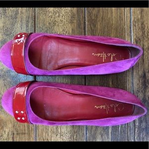 Cole Haan pink suede shoes 8.5